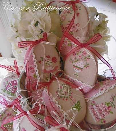 Decorazione cuore shabby