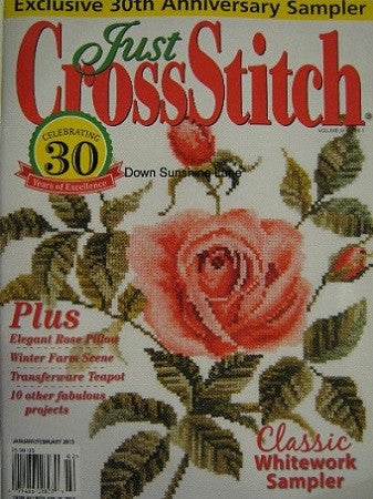 Just Cross Stitch ~ February 2015 Magazine – Down Sunshine Lane