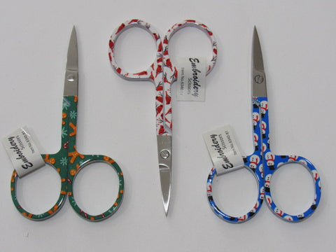 Embroidery Scissors Holiday Themed Christmas 4 Embroidery Scissors 