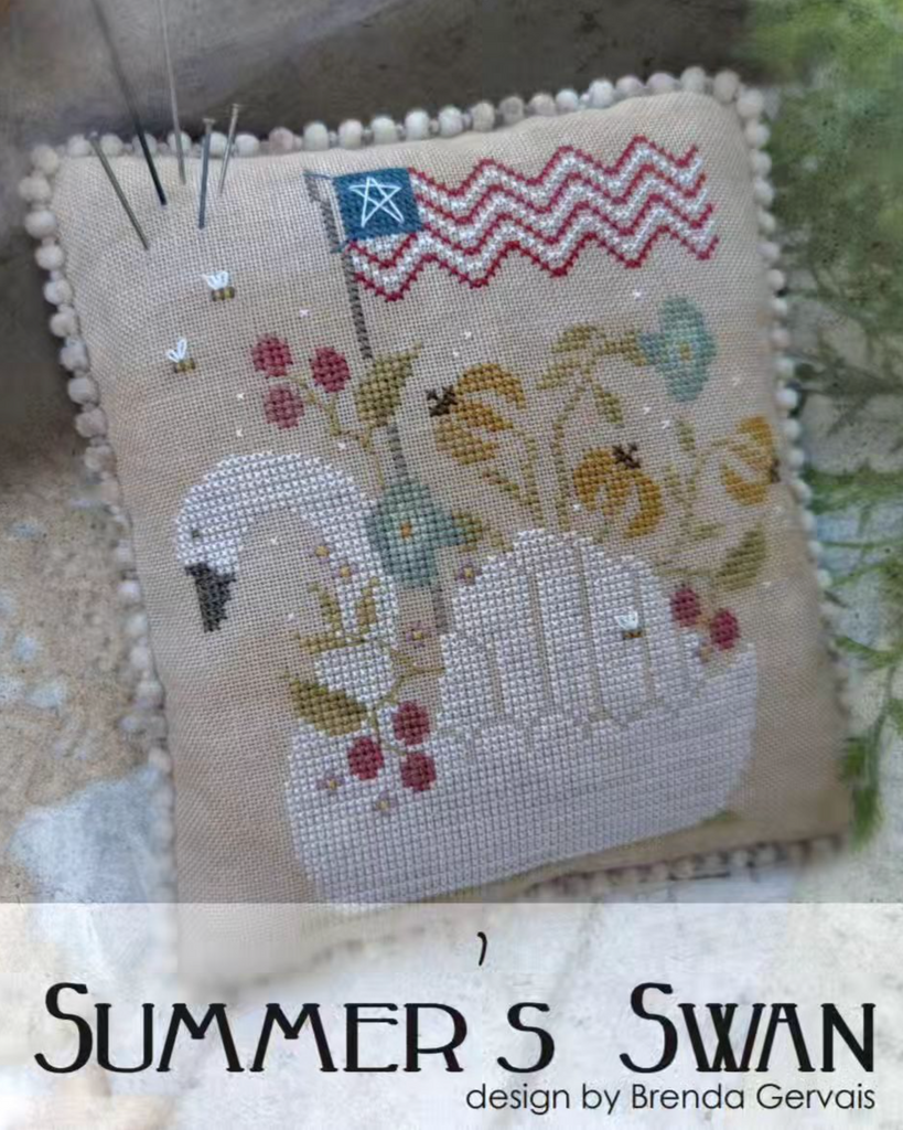 Country Stitches/With Thy Needle & Thread ~ Summer's Swan