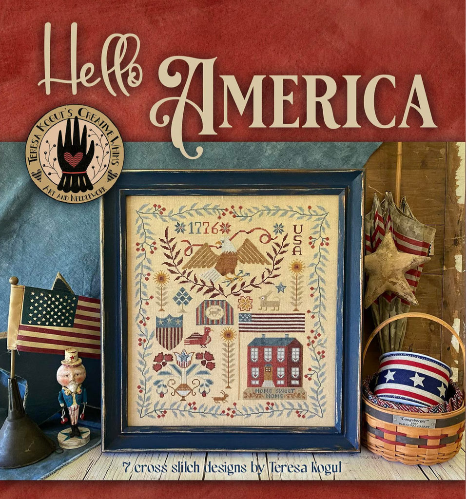 Teresa Kogut ~ Hello America (booklet w/7 designs)