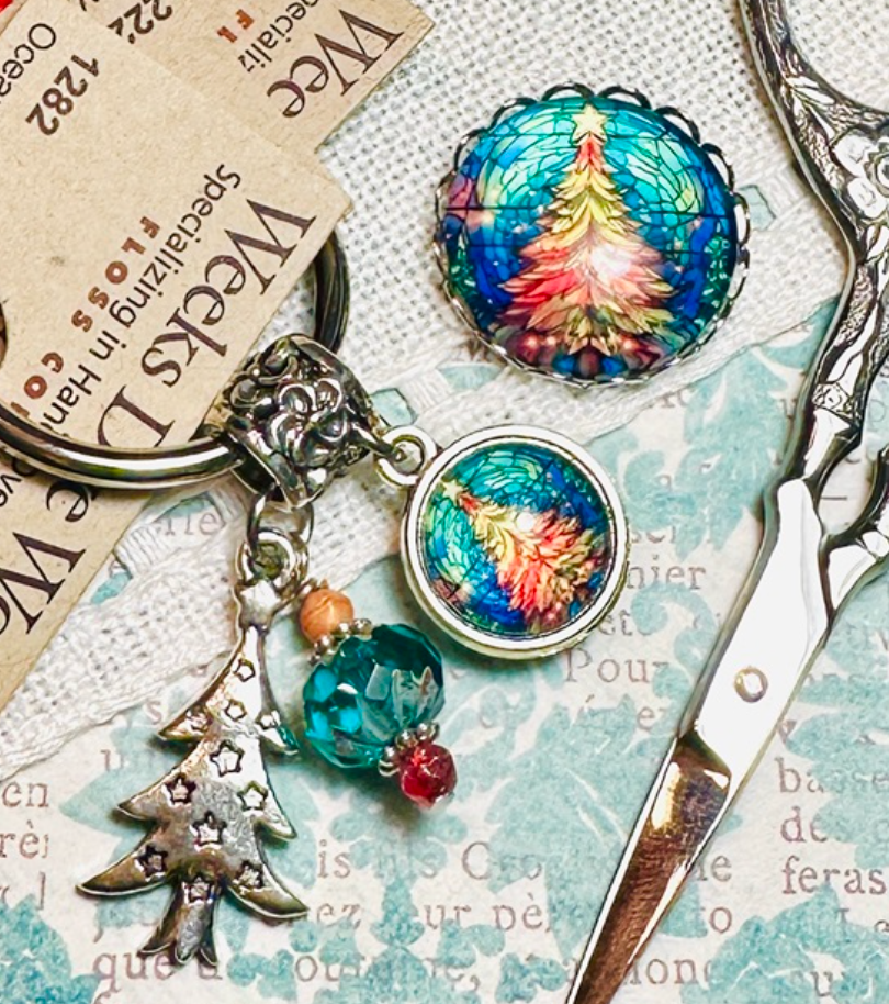 O Christmas Tree Thread Keep & Needle Minder - **Very limited # available!