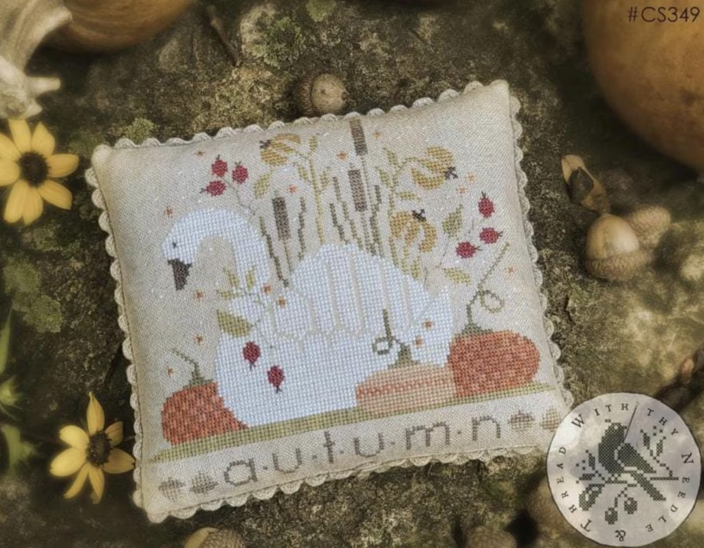 Country Stitches/With Thy Needle & Thread ~ Autumn's Swan