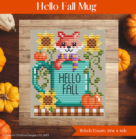 Shannon Christine Designs ~  Hello Fall Mug