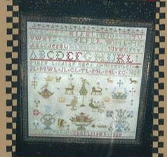 Chessie & Me ~ Mary Lindsay 1828 Sampler