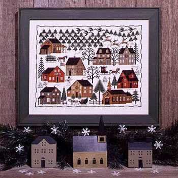 Prairie Schooler ~ Christmas Village ~ REPRINT – Down Sunshine Lane