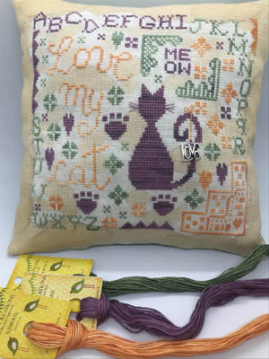 Romy's Creations ~ Love My Cat Quaker w/charm