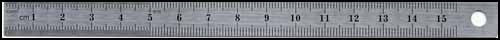 6" Stainless Steel Ruler