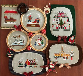 Twin Peak Primitives ~ Hawthornville Christmas Book 1  (7 designs)